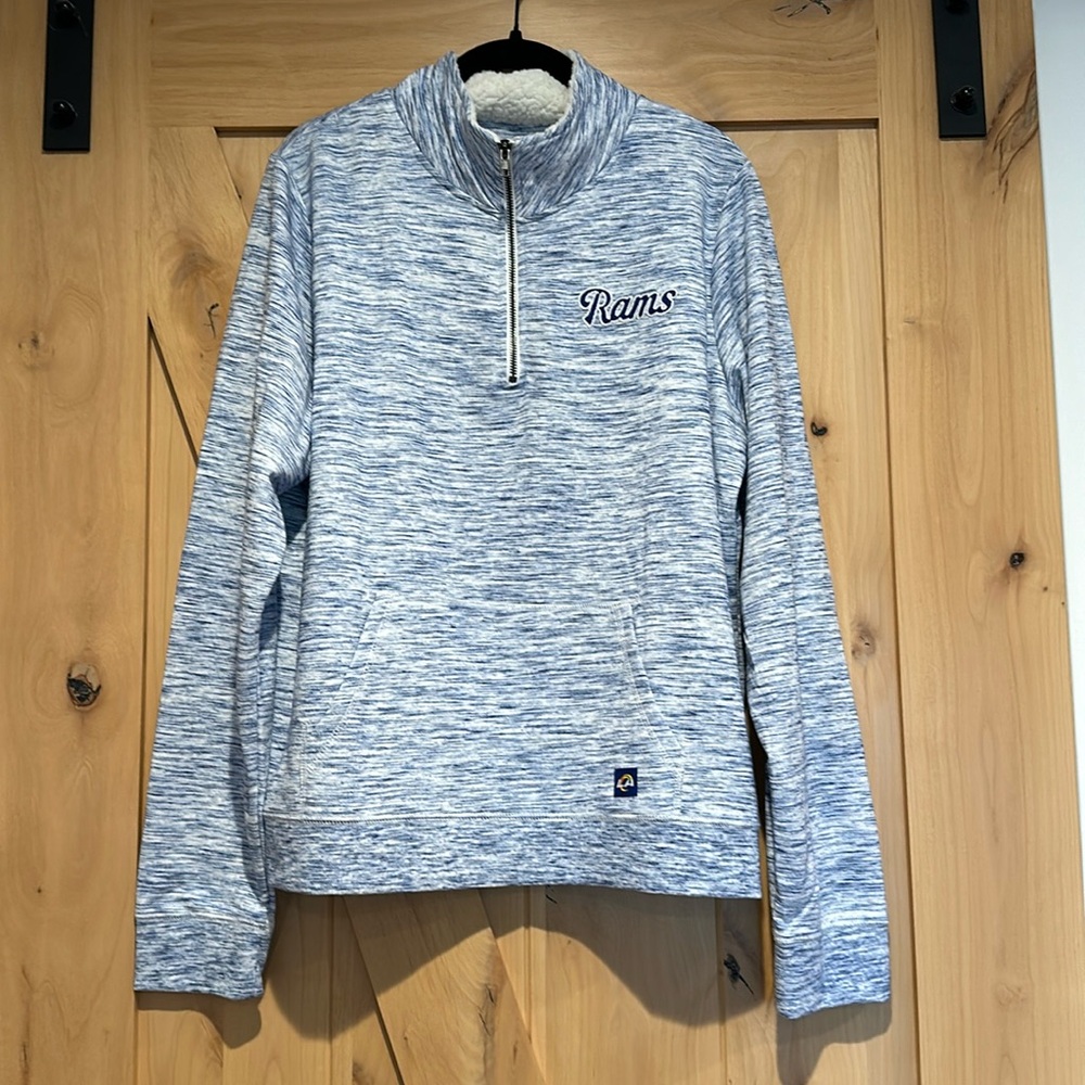 LA Rams Women's 1/4 Zip Fleece